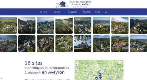 Site de l'association des Sites Authentiques en Aveyron