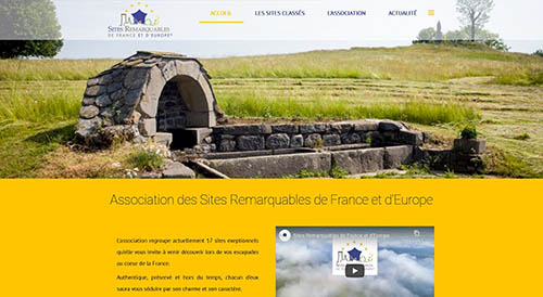 Site de l'association des Sites remarquables de France et d'Europe